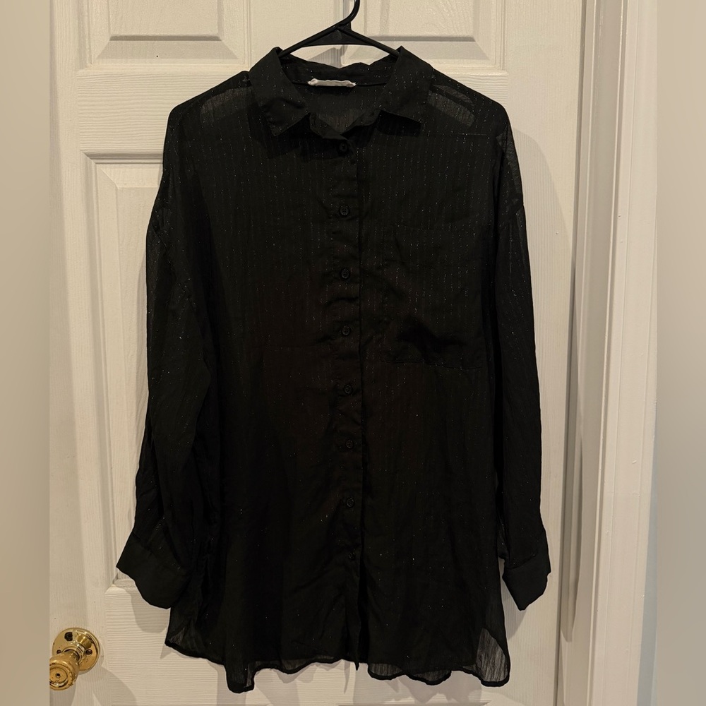 Sheer Shimmer Top